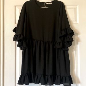 Flowy Little Black Dress